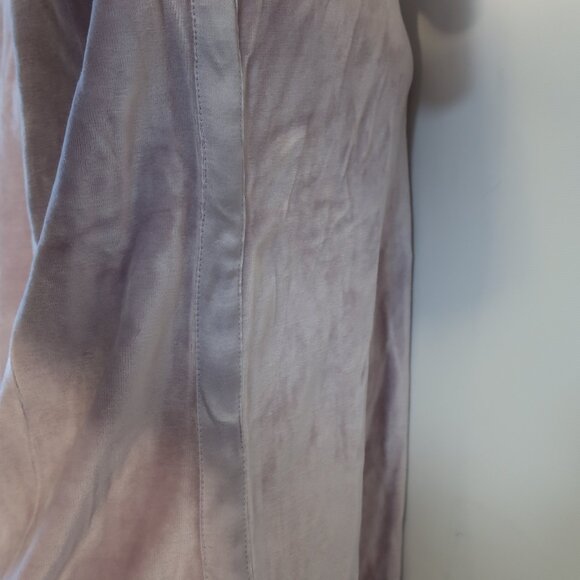 NWT Womens Bella Dahl Lilac Mist V-Neck Velour Blouse Top M - Picture 7 of 9